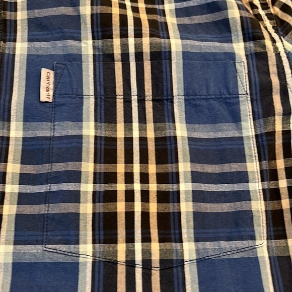 Carhartt men’s relaxed fit short sleeve button down shirt size large. - Picture 2 of 8